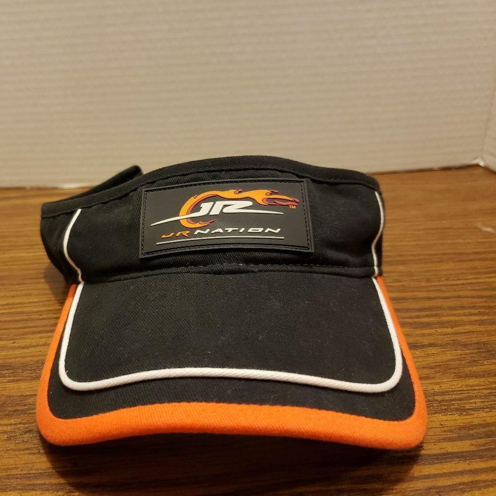 NASCAR Chase Authentics JR Nation Orange and Black Dale Earnhardt Jr Visor Hat